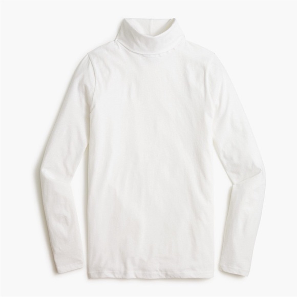 J. Crew Tops - NWT J. Crew Women’s Plus Size 3X White Long Sleeve Tissue Turtleneck